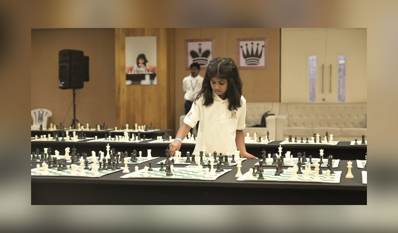Seven-year-old Nyra Bainagari solves 154 Smothered Mate chess puzzles, eyes world record