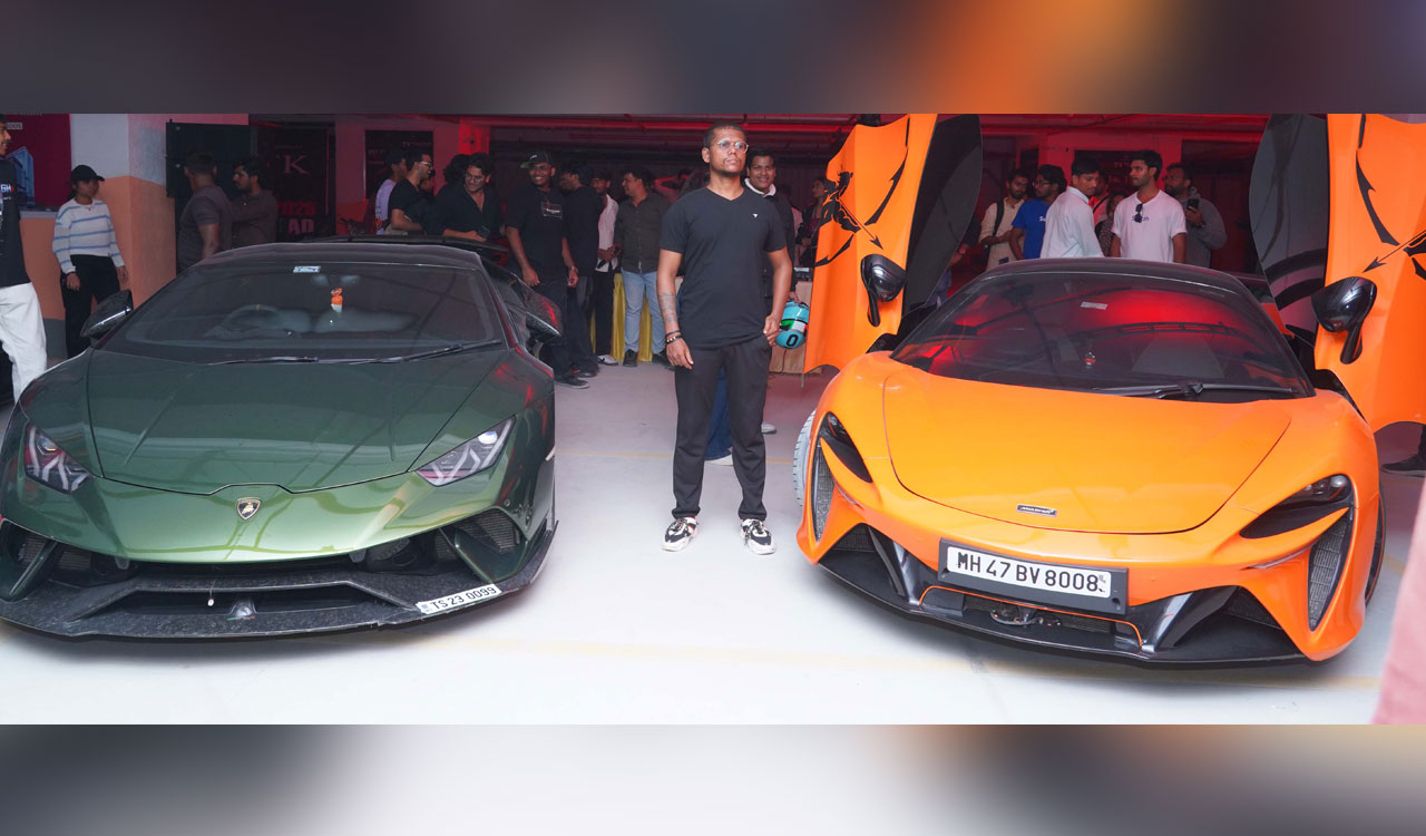 REDLINE 2026 brings Rs 120 crore worth of supercars to Hyderabad
