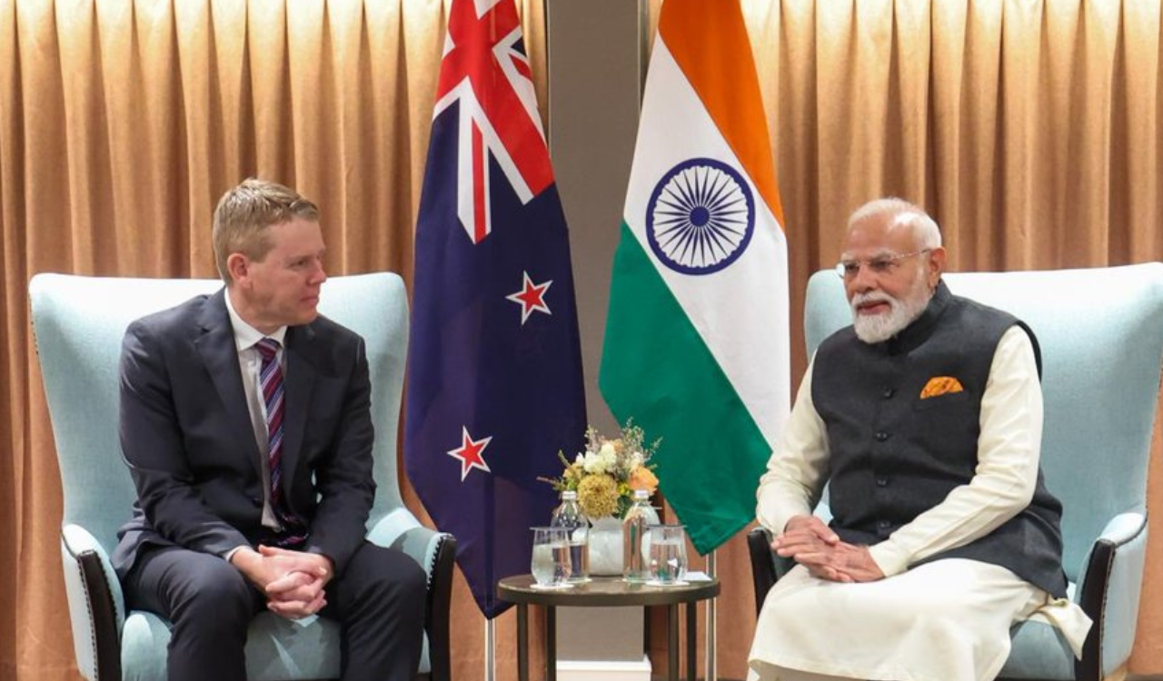 PM Modi meets NZ opposition leader Chris Hipkins, discusses bilateral ties