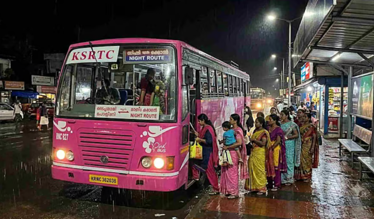Kerala launches KSRTC ‘Pink bus’ service for women commuters