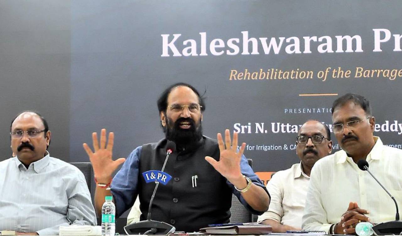 Uttam rejects BRS demand to operate Kannepalli pump house
