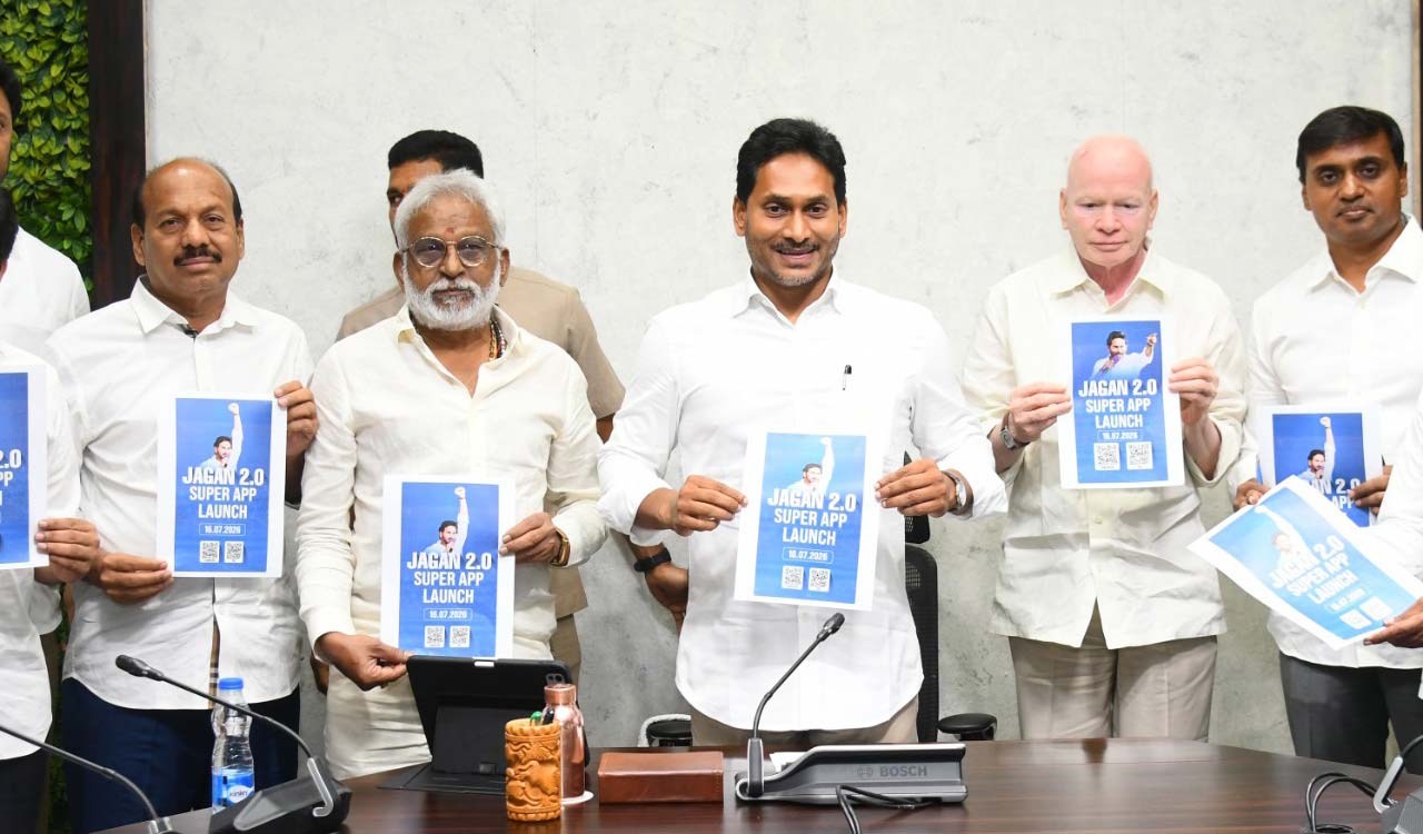 YSRCP launches Jagan 2.0 Super App to connect cadre with party leadership