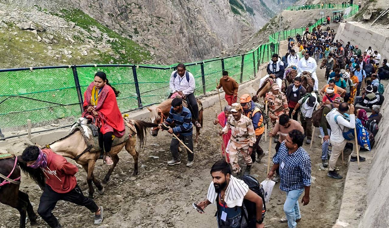 J&K: Amarnath, Vaishno Devi, Shiv Khori pilgrimages suspended amid rain forecast
