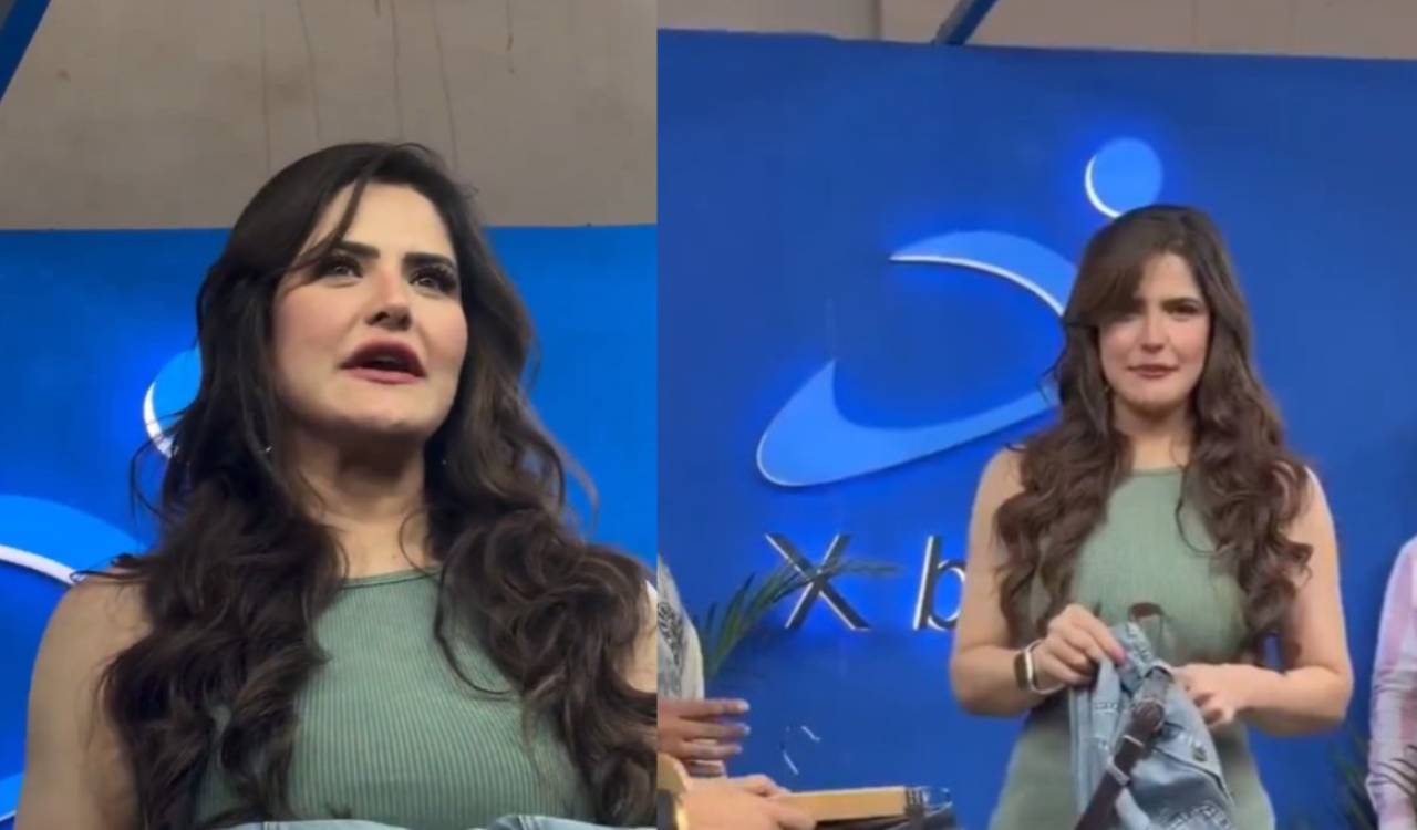 Zareen Khan rebukes paparazzi after they misbehave with her