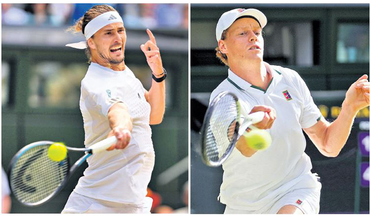Jannik Sinner and Alexander Zverev set up Wimbledon final showdown