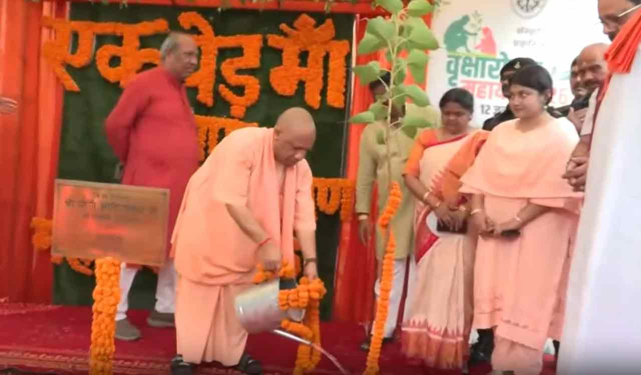 Adityanath launches 35-crore sapling drive in Uttar Pradesh