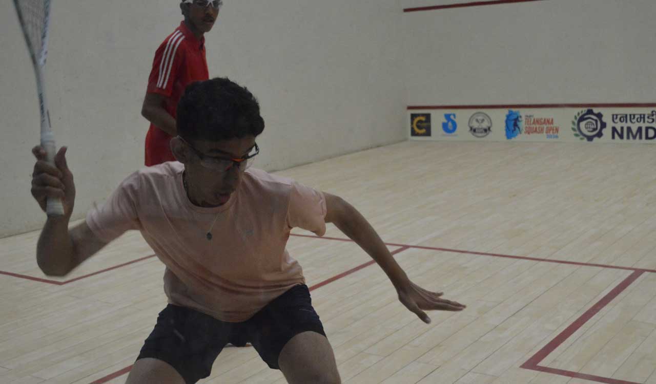 Nirvaan Uppal advances in Telangana State Open Squash Championship