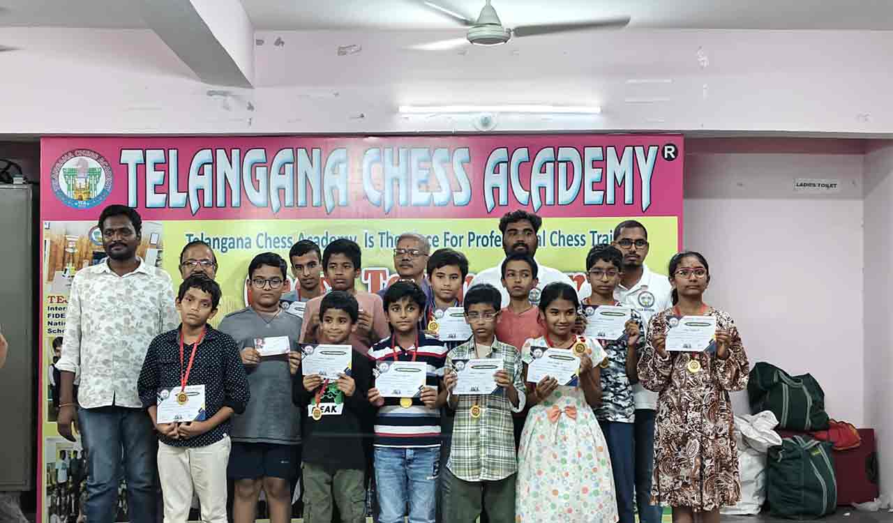 DSSU Sathwik wins Telangana Chess Academy Rapid Open title