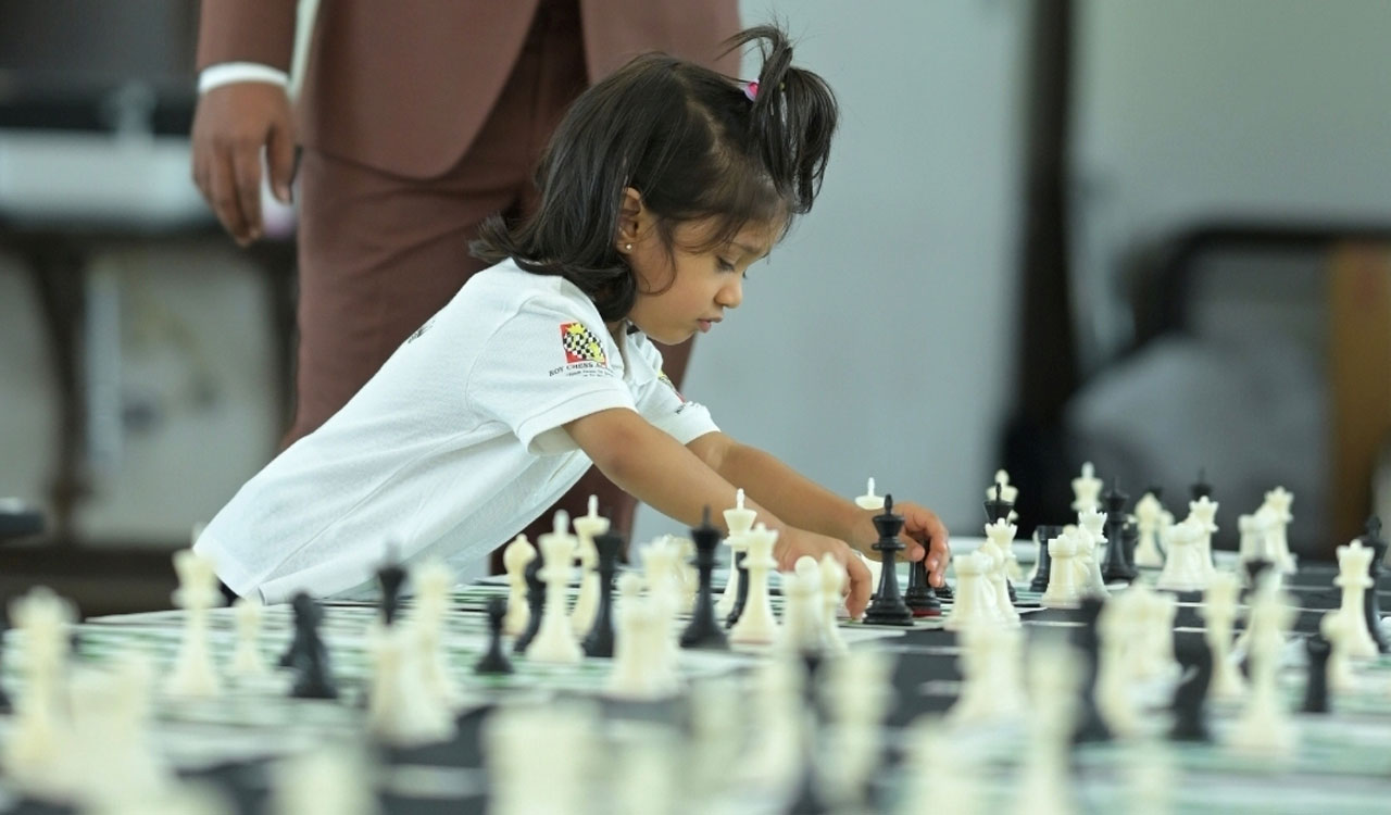 Two-year-old chess prodigy Aishi Gali sets world record with 100 chess puzzles