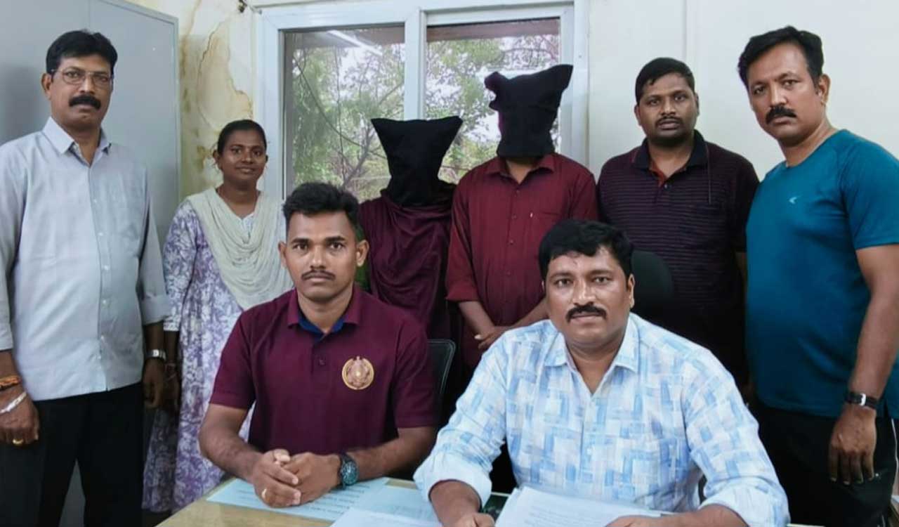 Khammam cyber crime police arrests two cyber criminals in Kerala’s Thiruvananthapuram