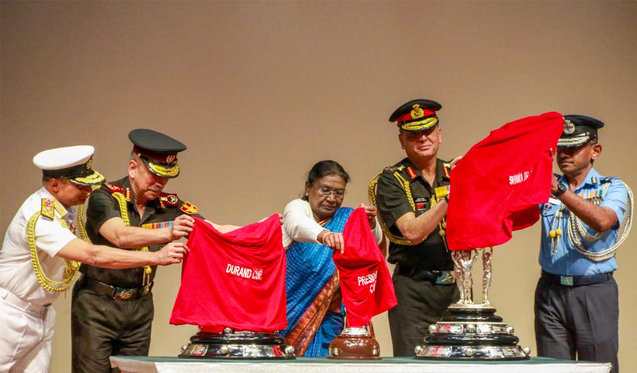 President Murmu flags off Durand Cup 2026 trophies at Rashtrapati Bhavan