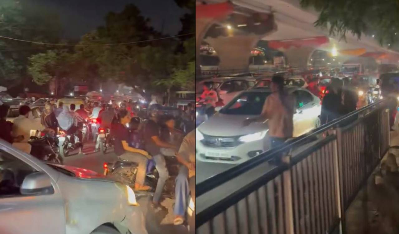 Hyderabad commuters face gridlock amid Crackers Utsav, Revanth Reddy rally