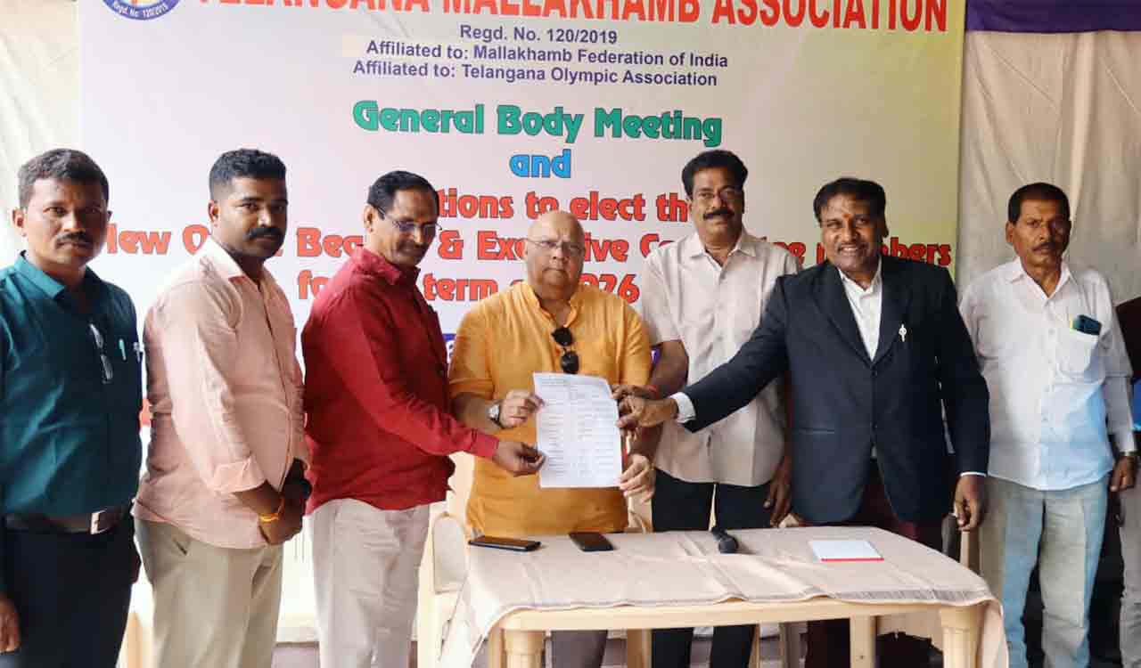 Mahesh Deshmukh elected Telangana Mallakhamb Association president