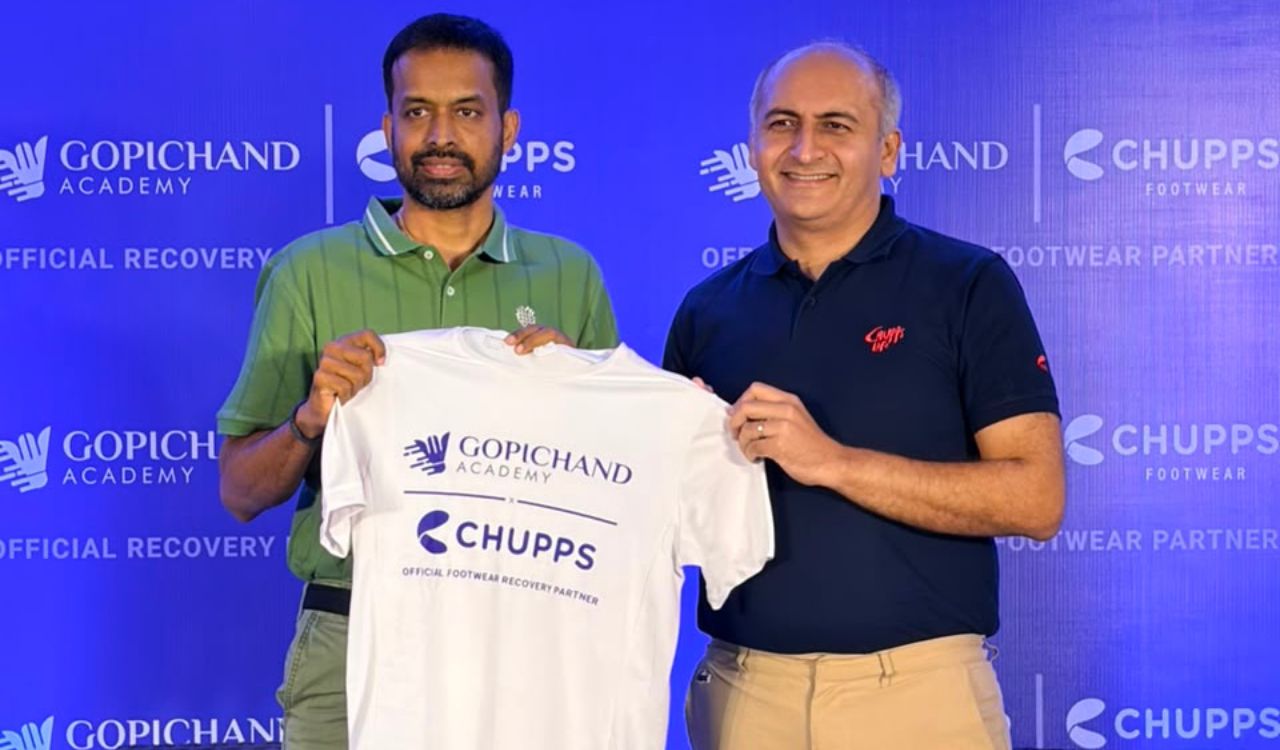 Chupps partners with Pullela Gopichand Badminton Academy as official footwear recovery partner