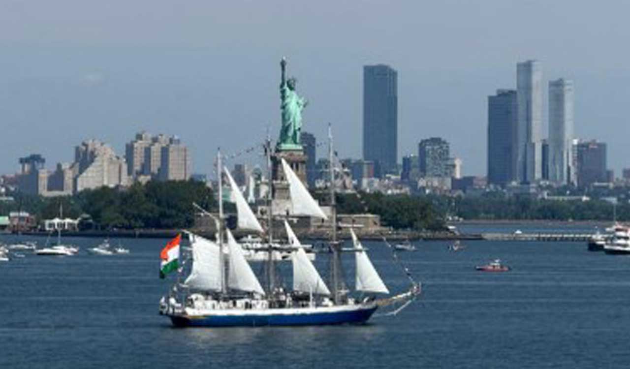 INS Sudarshini represents India at Sail 250 celebrations in New York