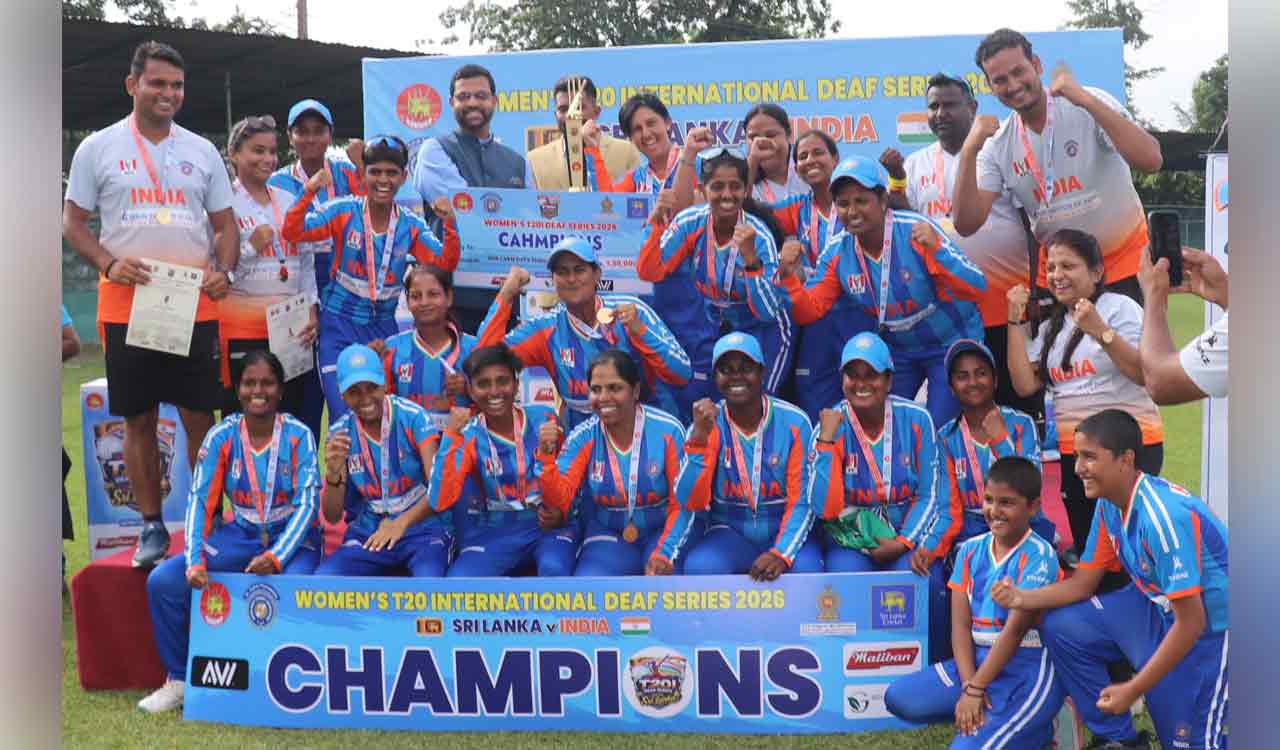 Indian deaf women’s cricket team secures historic 5-0 series sweep against Sri Lanka on international debut