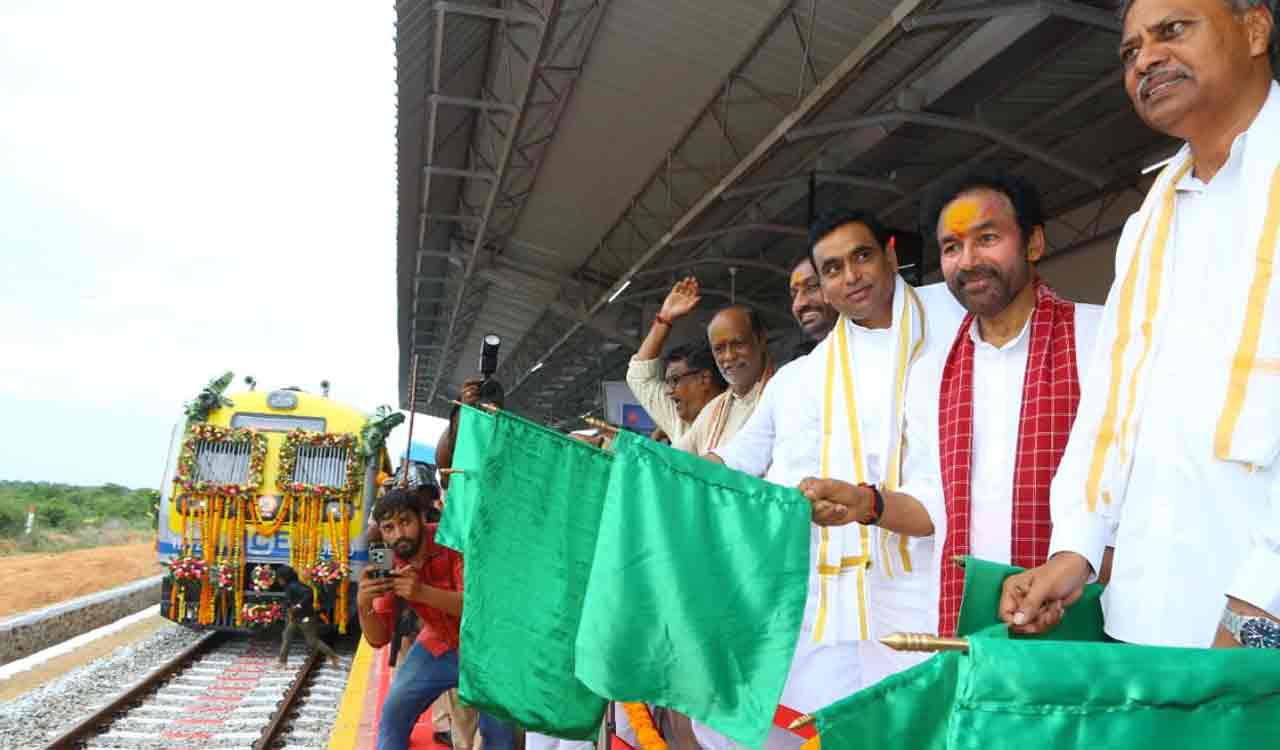 Rail connectivity to Komuravelly will boost spirtual tourism: Kishan Reddy