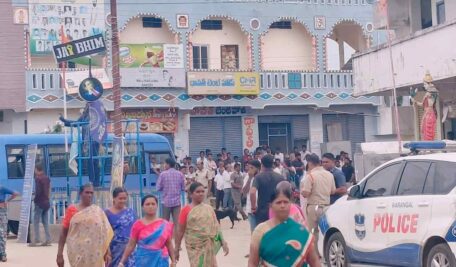 Warangal protest 2