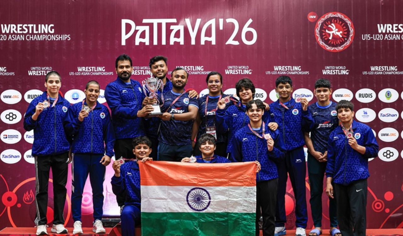 India finishes with 20 medals at U20 Asian Wrestling Championships, secures strong team rankings