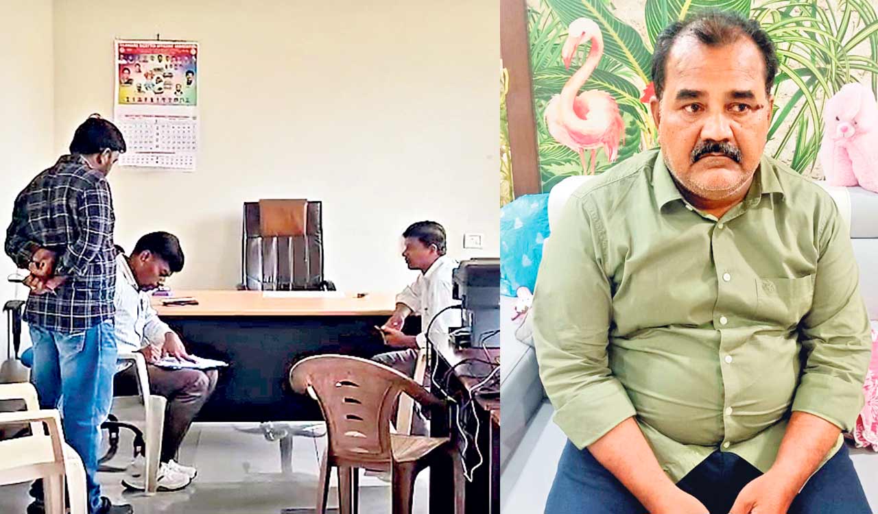 ACB registers disproportionate assets case against Bhupalpally mines and geology officer