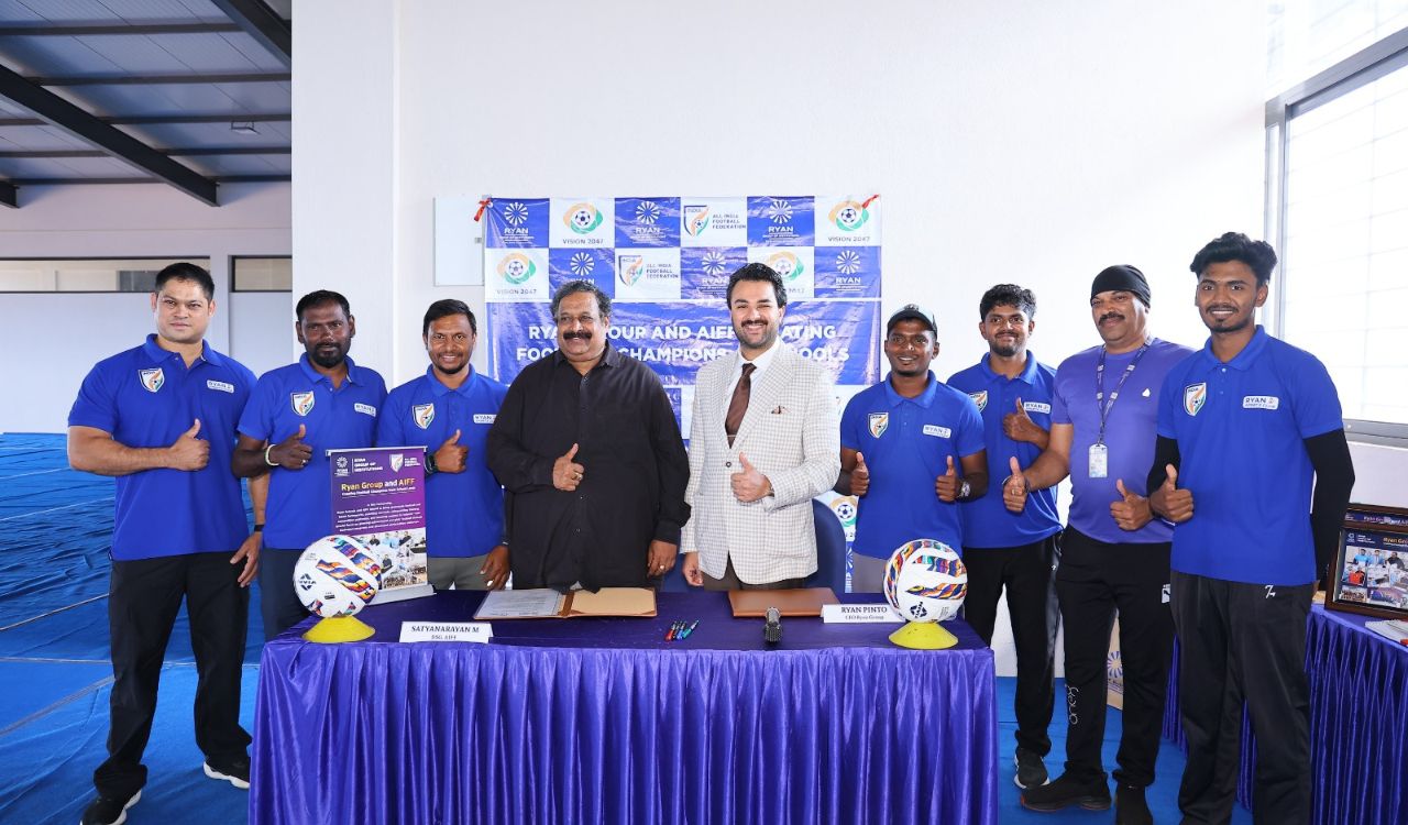AIFF and Ryan Group launch grassroots football programme across 25 schools in India