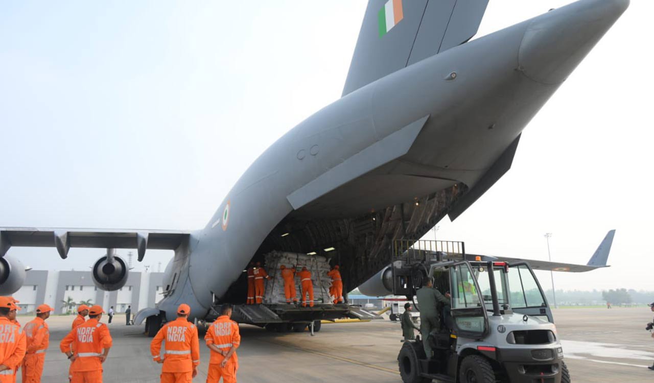 India sends second flight with 37.5 tonnes of relief supplies to flash flood-hit Nepal