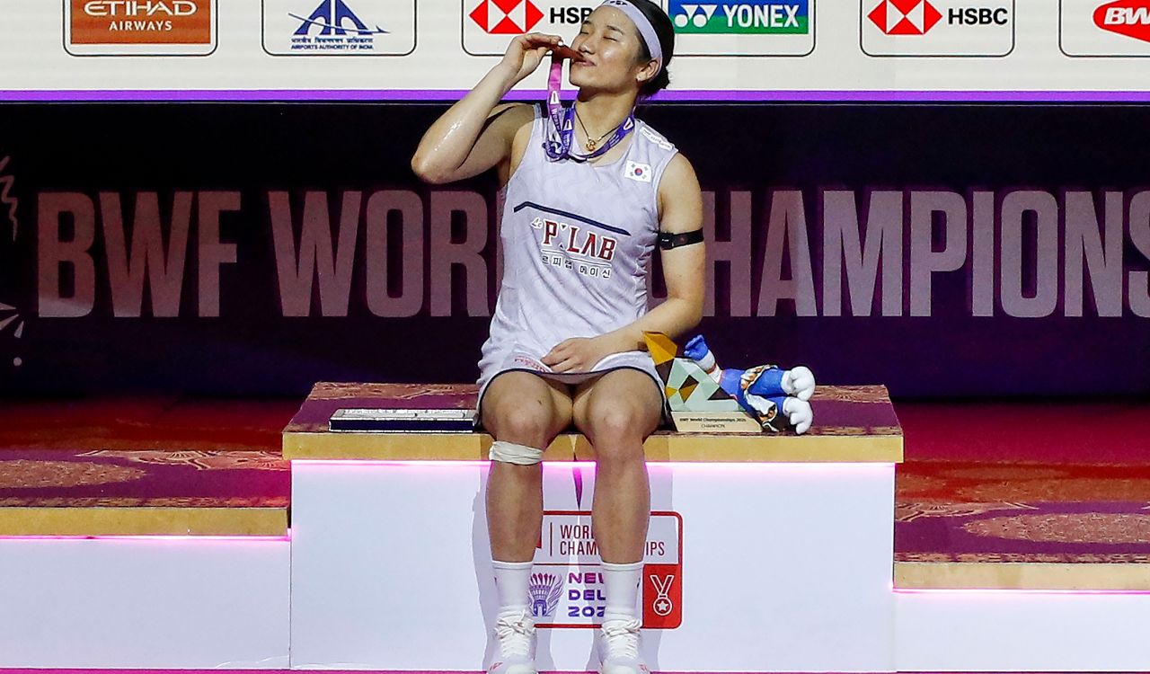 An Se Young beats Yamaguchi to win second BWF World Championships title