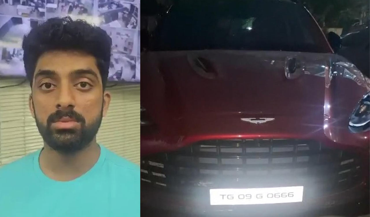 Hyderabad: Alcohol, drug tests negative for Andhra MP’s son in Aston Martin crash
