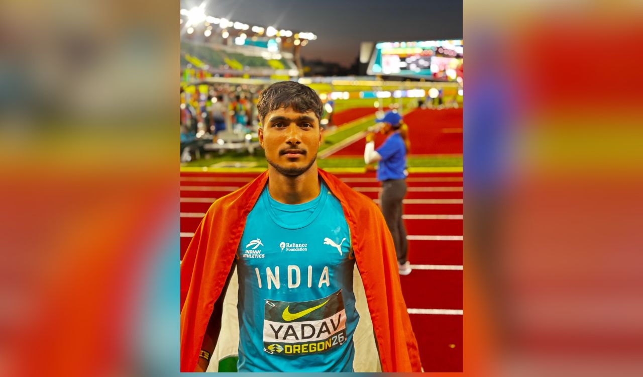 Neeraj Chopra congratulates Ashish Yadav after U20 Worlds javelin silver