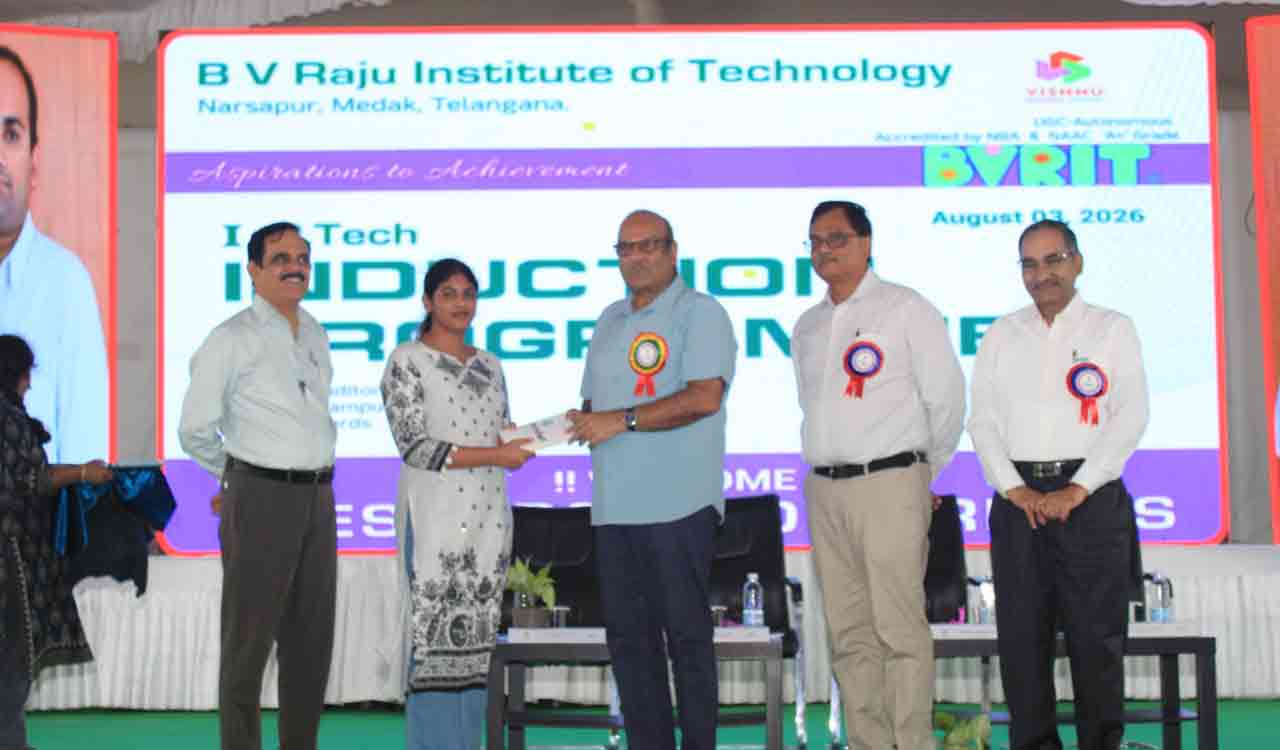 Develop multidisciplinary skills, students of BVRIT told during 30th induction day programme