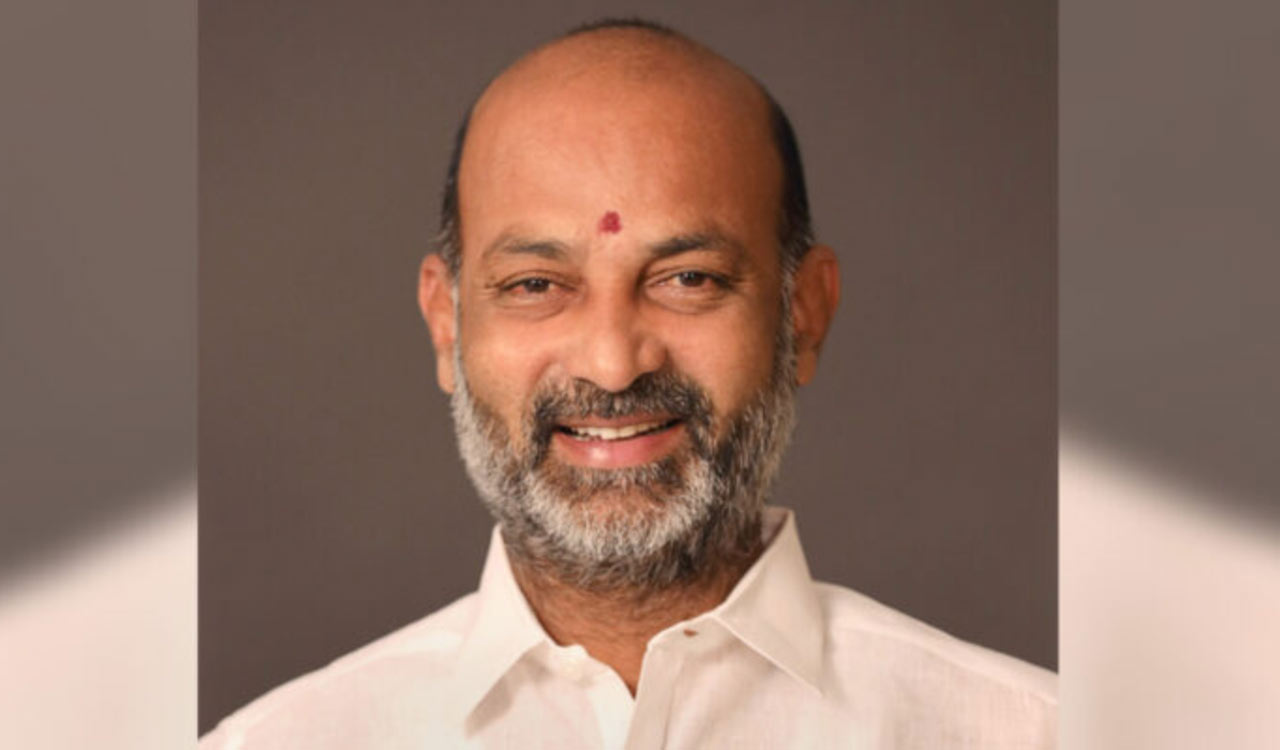 Bandi Sanjay slams Congress government over lack of amenities during Secunderabad Bonalu