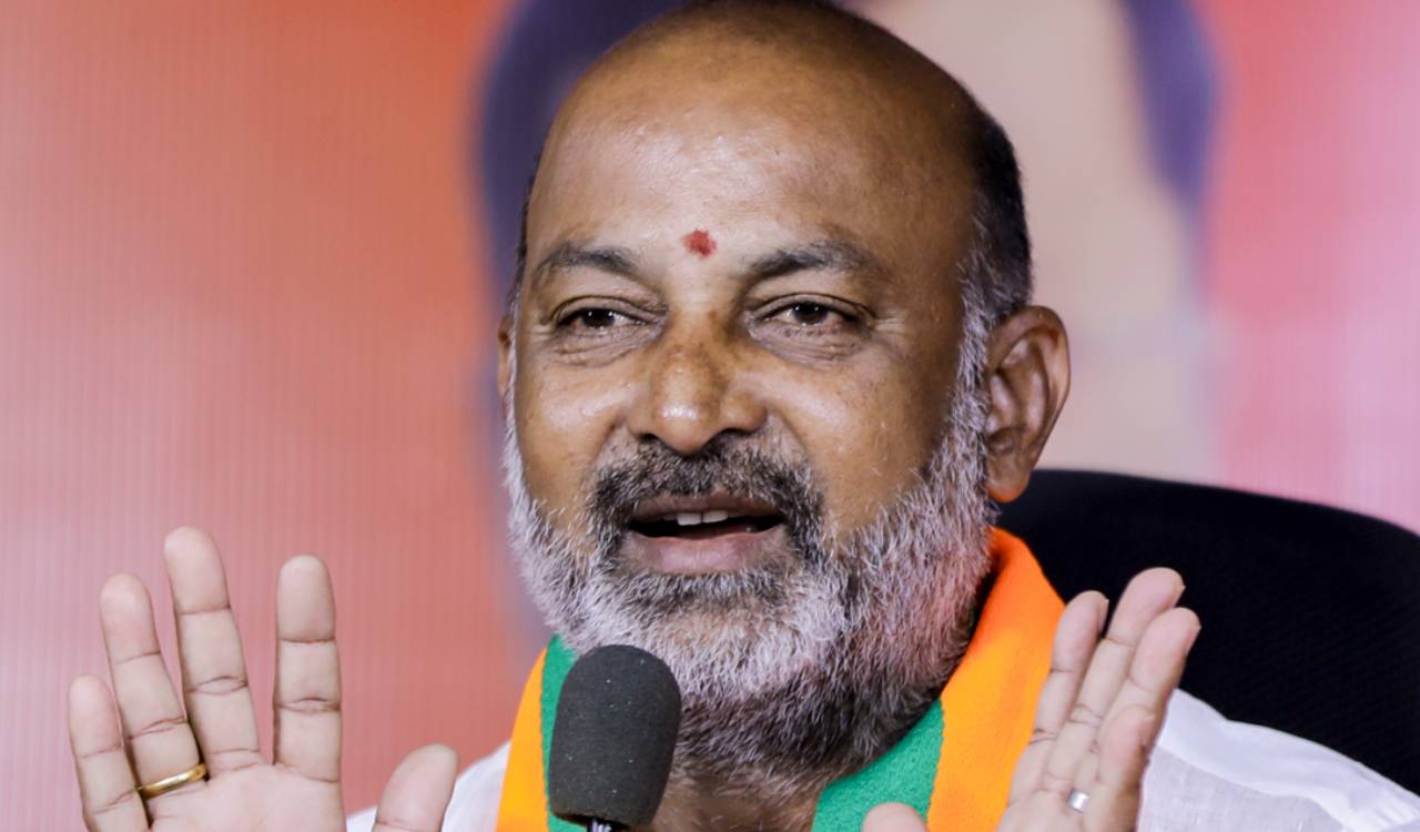 Bandi Sanjay accuses Congress govt of minority appeasement