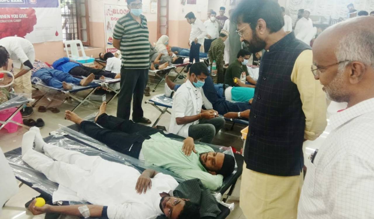 Blood donation camps to mark Milad-un-Nabi celebrations in Hyderabad