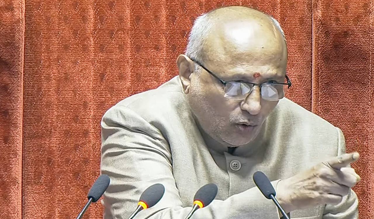 RS Chairman warns against displaying placards, trooping into well; House adjourned till 2 pm