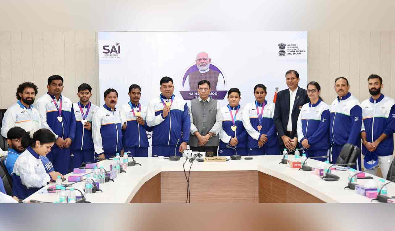 Mandaviya honours India’s Commonwealth Games 2026 champions