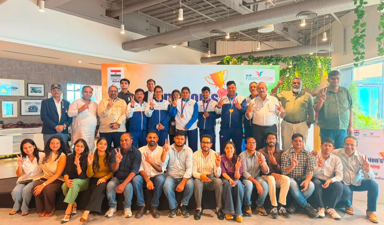 India’s Glasgow 2026 para champions honoured by M3M Foundation and PCI