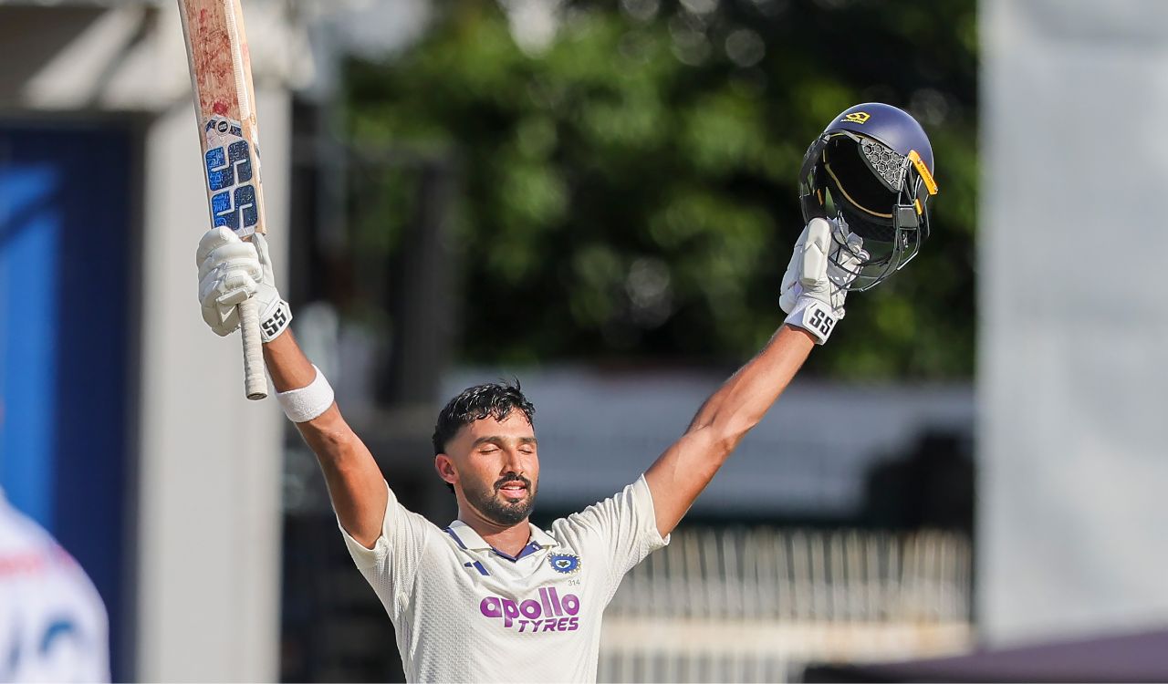 Padikkal’s century powers India to 300/5 despite Pant injury and top-order setbacks