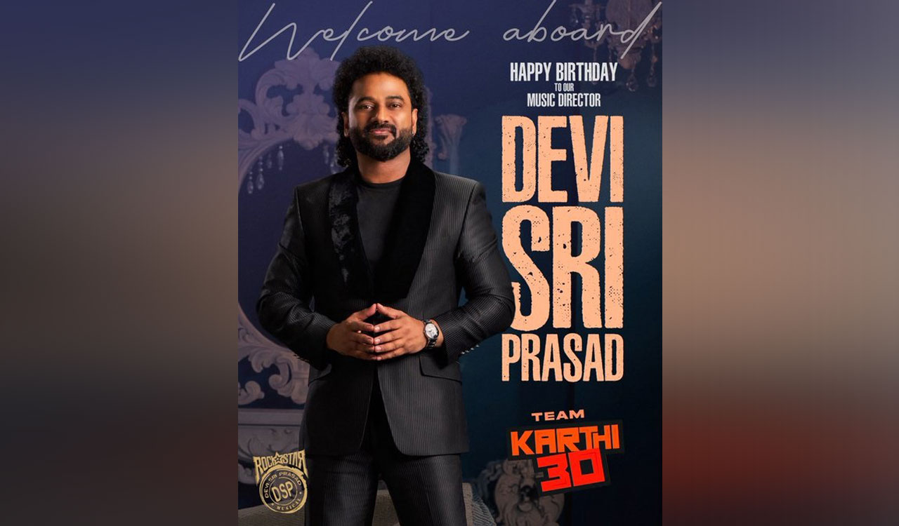 Devi Sri Prasad joins Karthi’s upcoming Tamil-Telugu bilingual as music director