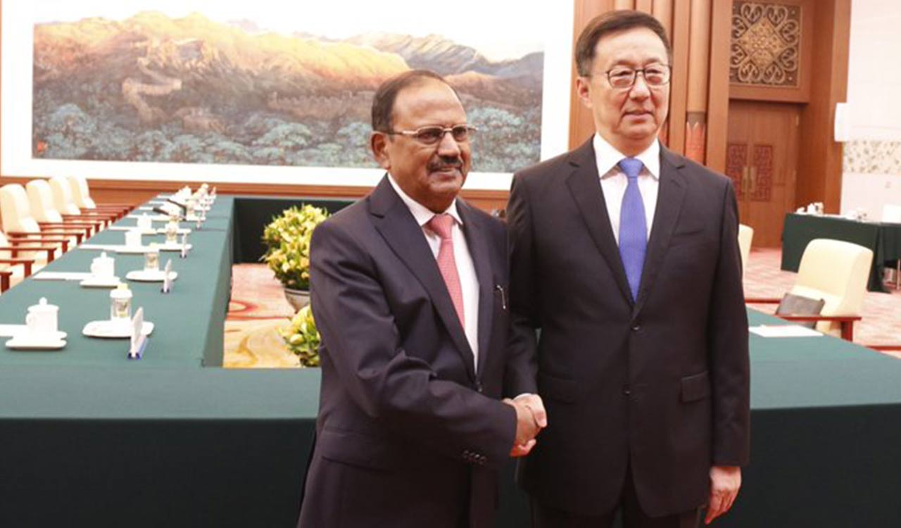 NSA Doval meets Chinese V-P; discusses ways to strengthen peace at border