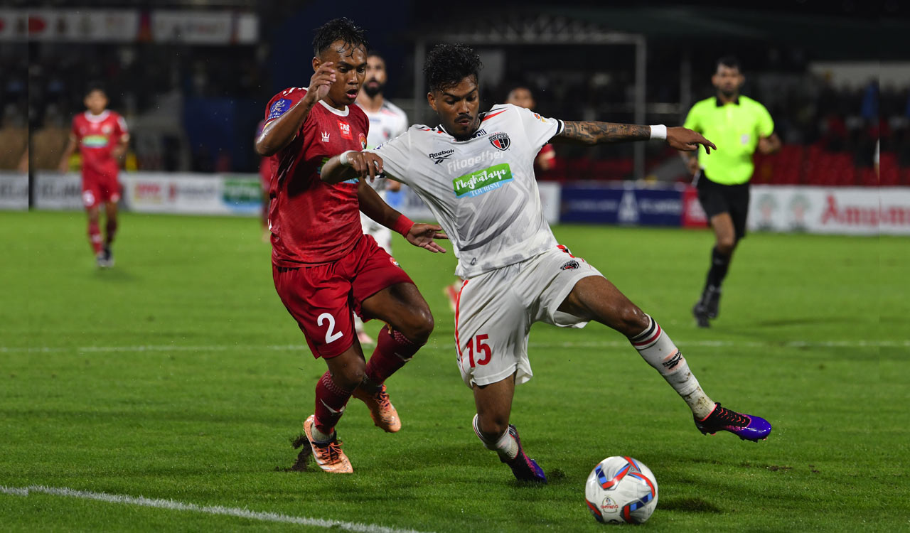 Ajaraie scores hat-trick as NorthEast United beat Shillong Lajong 5-2 in Durand Cup