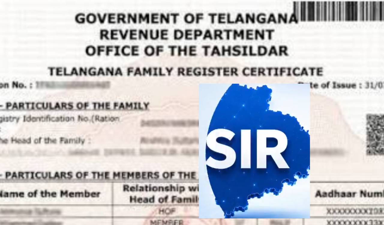 ECI clarifies on validity of Family Register Certificates in Telangana