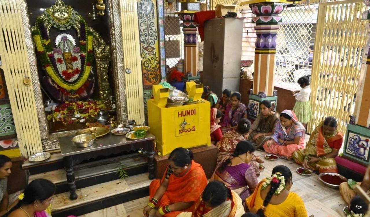 Kumkumarchana held at historic Gandimaisamma Temple ahead of Bonalu