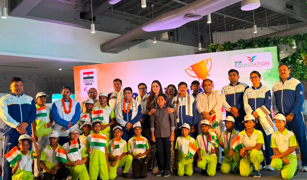 India’s Glasgow 2026 para champions honoured by M3M Foundation and PCI