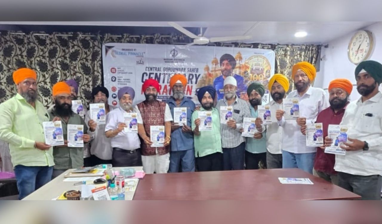 Central Gurudwara Sahib Gowliguda turns 100 years, Centenary Marathon Tomorrow