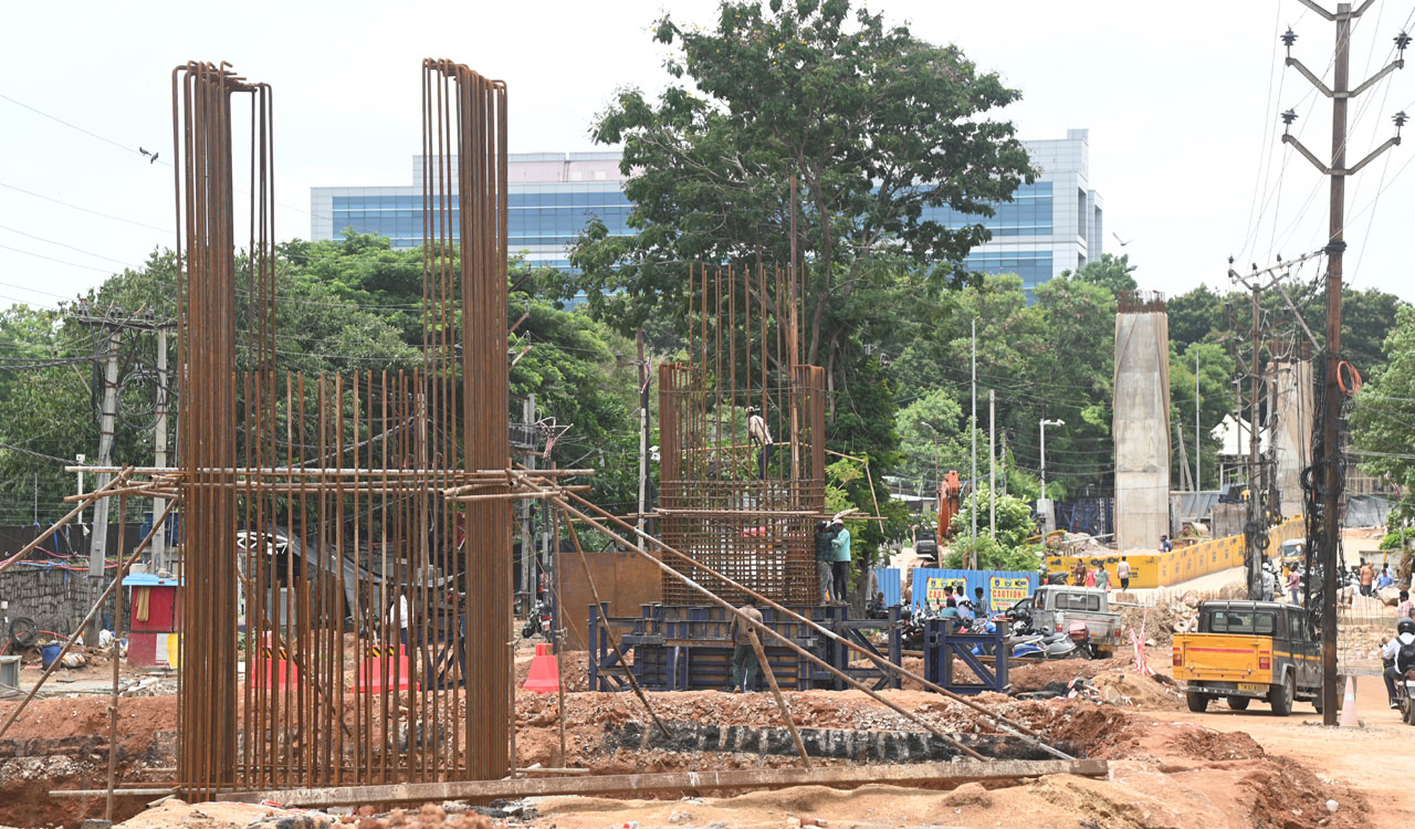 H-CITI works: Over 30% of flyovers, underpass completed in Gachibowli
