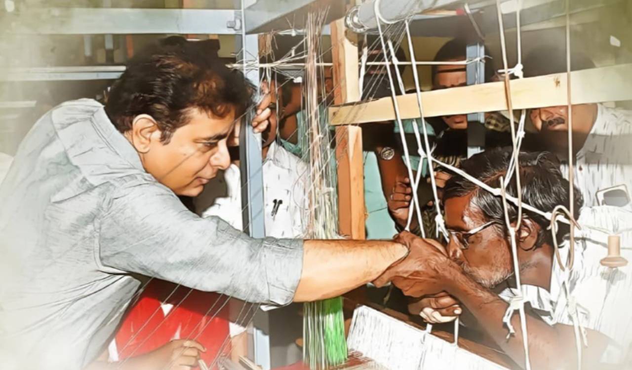 KTR targets Congress over weavers’ welfare, demands restoration of schemes