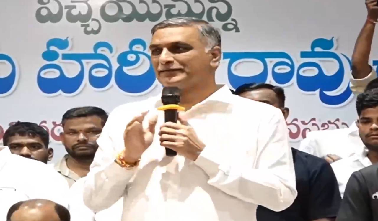 Remove 22A restrictions or BRS will gherao Sangareddy Collectorate: Harish Rao