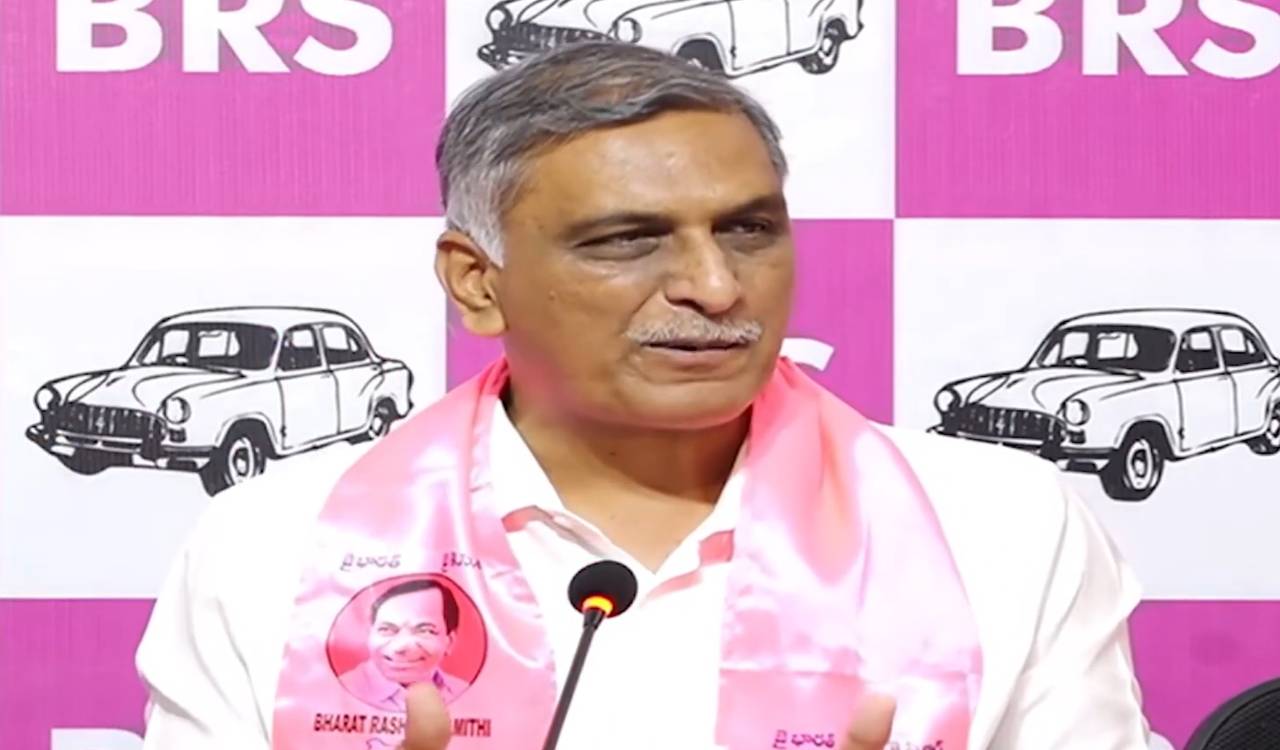 Harish Rao lashes out at Congress govt over Mission Bhagiratha neglect