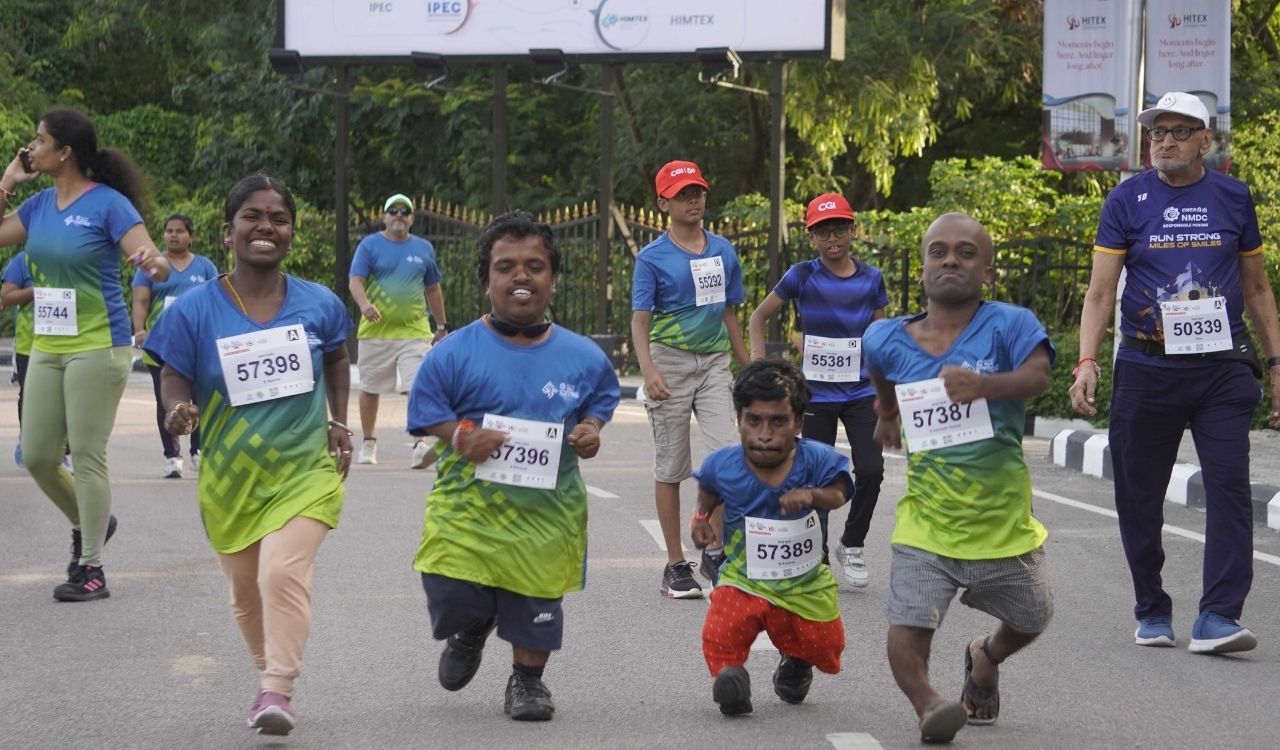 Hyderabad 5K Run sees strong turnout with 300 differently abled participants
