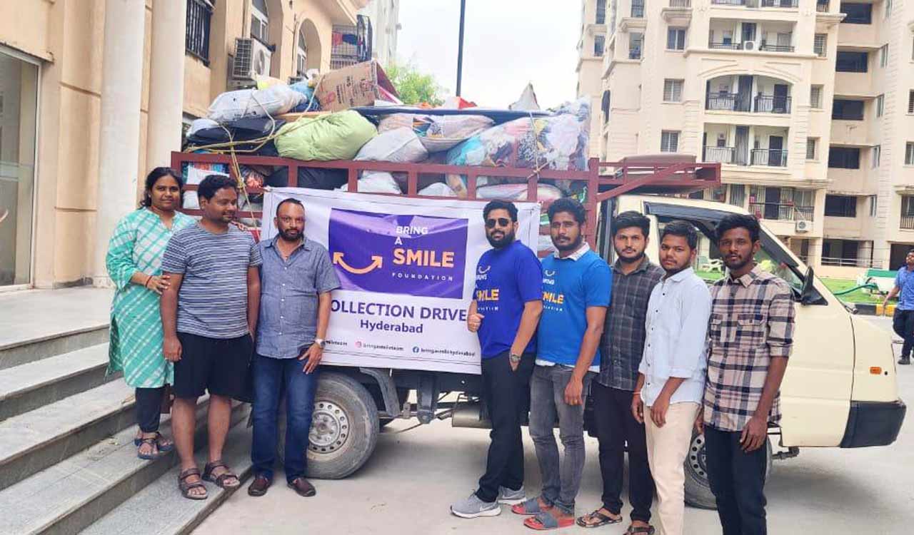 Hyderabad-based NGO, Bring A Smile Foundation’s Collection Drive on August 22, 2026